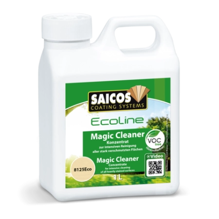 Паркетная химия Saicos Ecoline Magic Cleaner  Концентрат для особо сильных загрязнений  1л