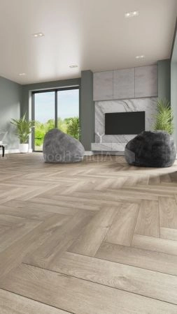 Кварц виниловое покрытие Alpine Floor Parquet Light Дуб Натуральный отбеленный ECO 13-5 венгерская елка 600×125×4