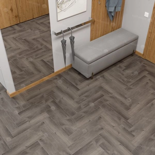 Кварц виниловое покрытие Alpine Floor Parquet Light Дуб Мерга ECO 13-13 венгерская елка 600×125×4