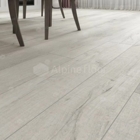 Кварц виниловое покрытие Alpine Floor Premium XL Дуб Слоновая кость ECO 7-17 1220×183×8