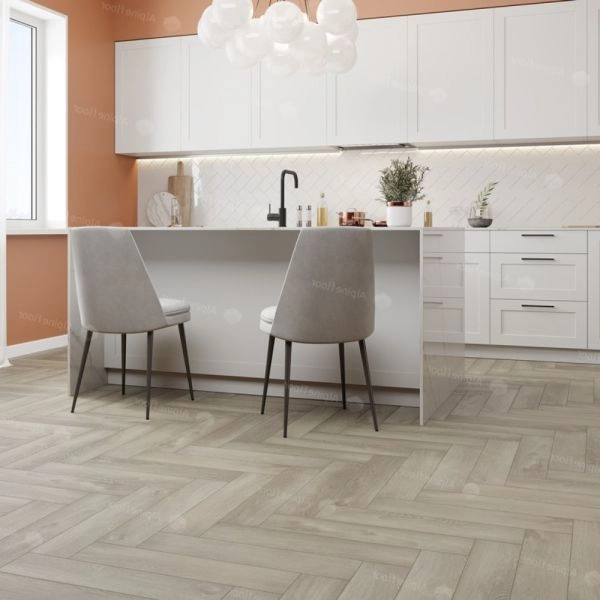 Кварц виниловое покрытие Alpine Floor Parquet LVT Клеевая Parquet LVT Дуб Фантазия ЕСО 16-1 венгерская елка 590×118×2,5