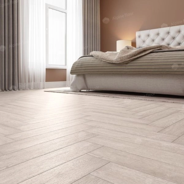 Кварц виниловое покрытие Alpine Floor Parquet Light Голубой Лес ECO 13-9 венгерская елка 600×125×4