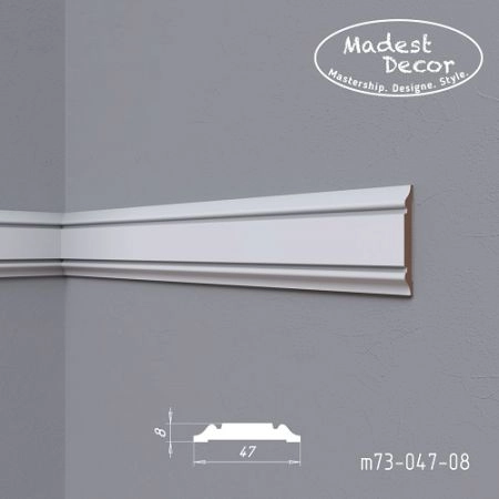 Лепнина Молдинги Madest Decor Молдинг Madest Decor m73-047-08 под покраску