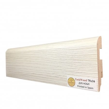 Плинтус МДФ ламинированный TeckWood Дуб Нобл 2150×75×16