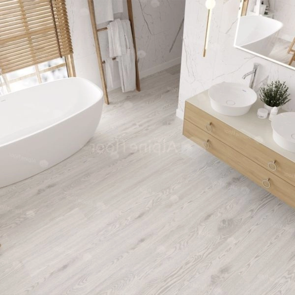 Кварц виниловое покрытие Alpine Floor Easy Line  Дуб Арктик ECO 3-1 1219,2×184,15×3