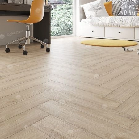 Кварц виниловое покрытие Alpine Floor Parquet LVT Клеевая Parquet LVT Дуб Медия ЕСО 16-20 венгерская елка 590×118×2,5