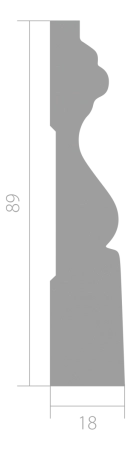 Лепнина Наличники Ultrawood Наличник Ultrawood N 002 89x18