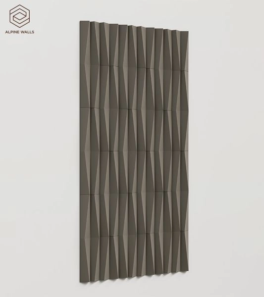 Стеновая панель под покраску Alpine Walls Geometrium  ECOGR0204G  1200*600*25