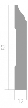 Плинтус Ultrawood Плинтус Ultrawood Base 001i 83*12