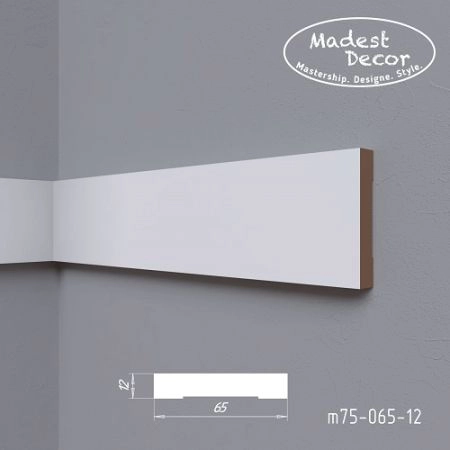 Лепнина Молдинги Madest Decor Молдинг Madest Decor m75-065-12 под покраску