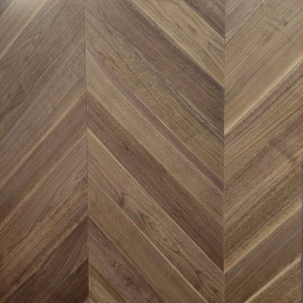 Инженерная доска Инженерная доска HM Flooring Французская Елка Орех Американский Селект Лак 14/3х125х785