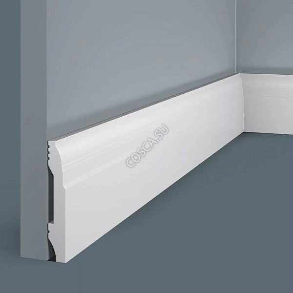 Плинтус Cosca Decor Экополимер PX021  2000x80x13мм Плинтус Cosca Decor Экополимер PX021  2000x80x13мм
