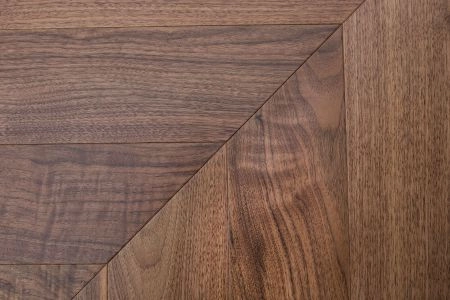 Инженерная доска Инженерная доска HM Flooring Французская Елка Орех Американский Селект Лак 14/3х125х785